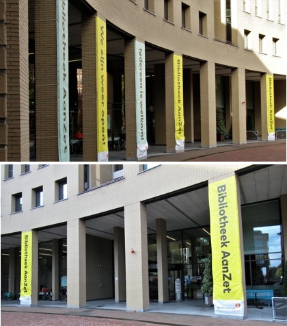 Bibliotheek in Ridderkerk-Centrum-Koningsplein.