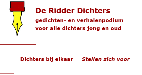 Logo De Ridder Dichters